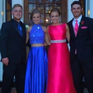 Royal blue Sherri Hill gown 0